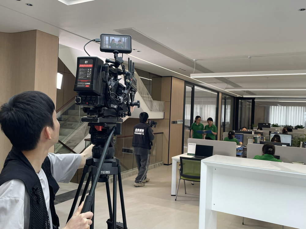 耐斯克集团宣传片拍摄现场